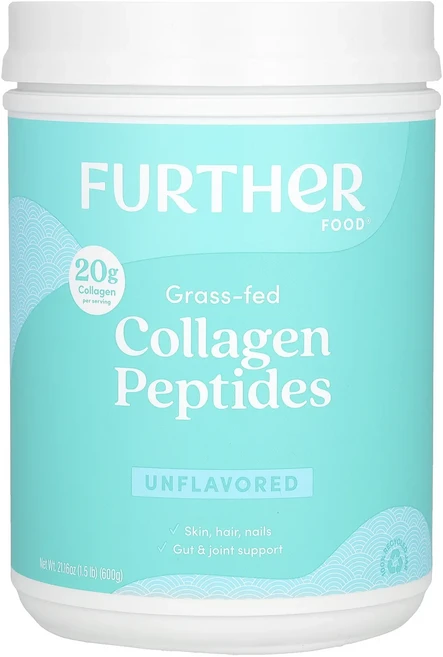 Further Food 목초 사육 콜라겐 펩타이드 무맛 600g(21.16oz), FurtherFood목초사육콜라겐펩타이드무맛600g21, 600g, 1개 - 쿠팡