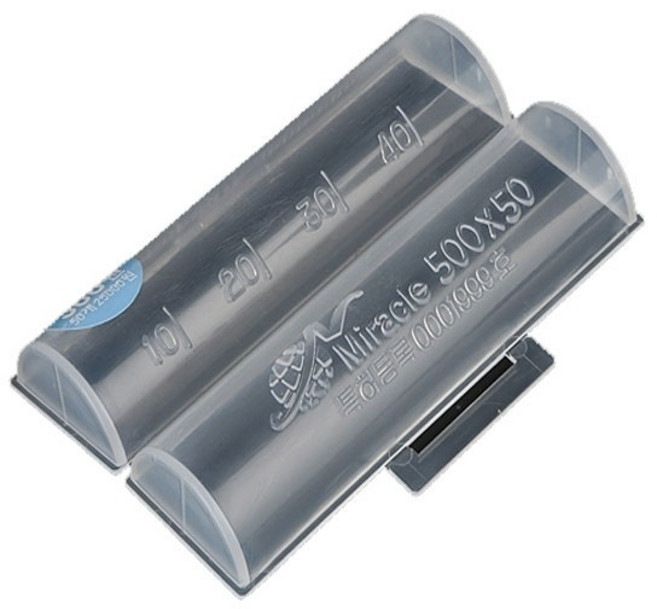 미라클 플라스틱 동전 보관함 케이스 500원, 동전케이스500원, 1개