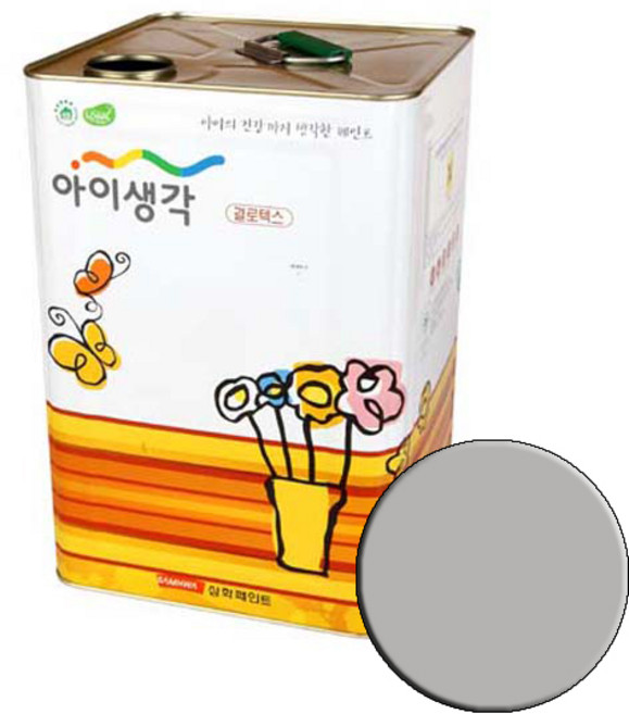 삼화페인트 결로방지페인트 아이생각 결로텍스 무광 규조토, Platinum Gray, 1개