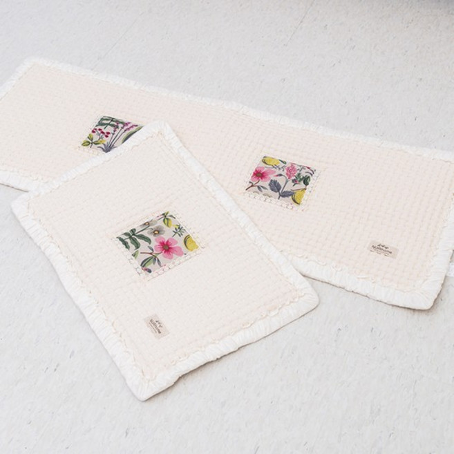 와플 주방 현관 욕실 화장실 발판 발매트 45x125, 그레이, 1개