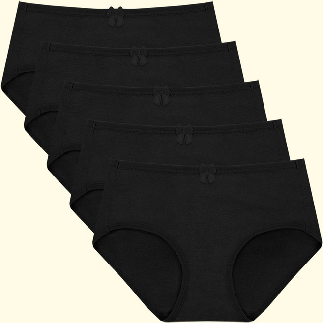 아이엠속옷 순한 주니어 여아 팬티 5P 면 청소년 학생 빅사이즈 속옷