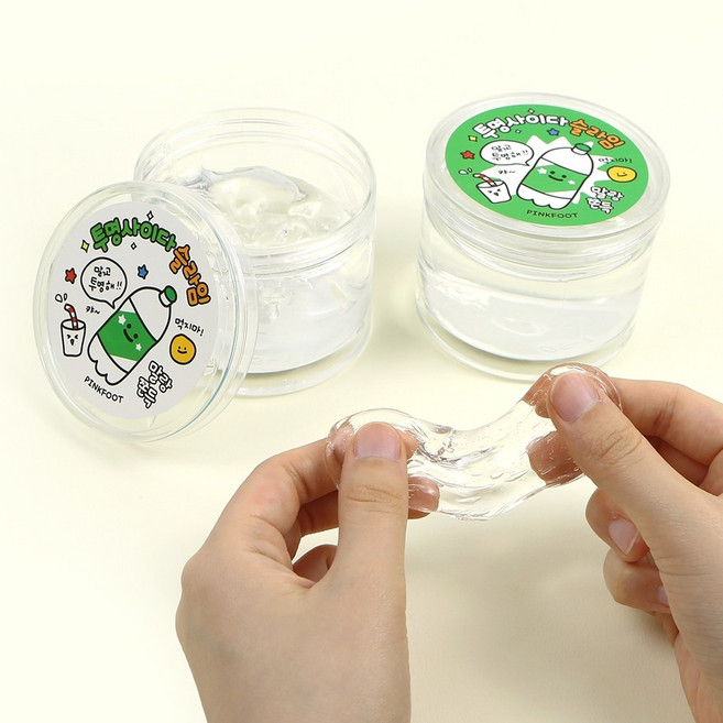 투명슬라임 투명사이다슬라임+당일출고, 투명사이다슬라임(랜덤), 1개