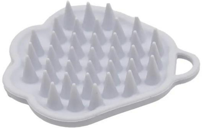 실리콘 샴푸 두피 헤어 마사지 샴푸 마사지 빗 목욕 마사지 브러시 두피 마사지 헤어 샤워 브러시 빗 마사지 도구, 하얀색, 05 bo WH