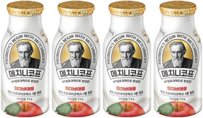 메치니코프 화이바 애플 140ml 20개