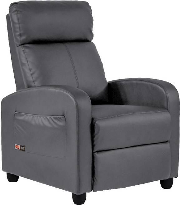 【JUSTBUY】哥本哈根可調式單人沙發床 懶人沙發 休閒美容躺椅, 1個, 耐刮耐磨貓抓皮灰色, 耐刮耐磨貓抓皮灰色