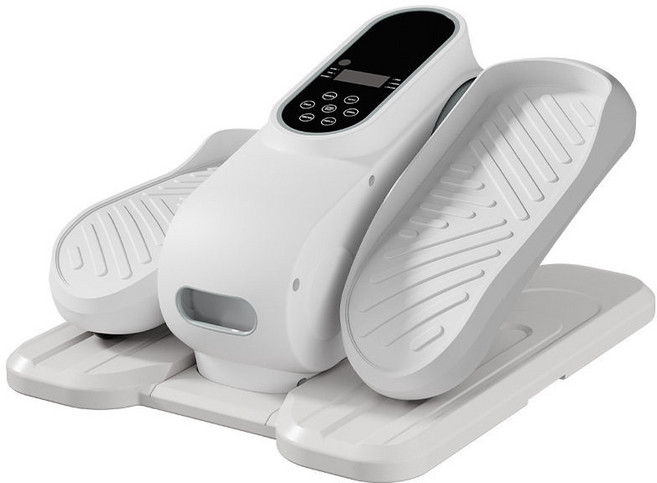 가정용 전동 유산소 스텝퍼 다리 근육 발목 저소음 하체 강화 스탭 계단 운동 기구, 화이트