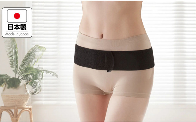 [일본니즈 신발매] 닥터프로 쾌적 서포트 골반 벨트 / 바른자세 골반 조임 바른 등 허리 골반, 1개