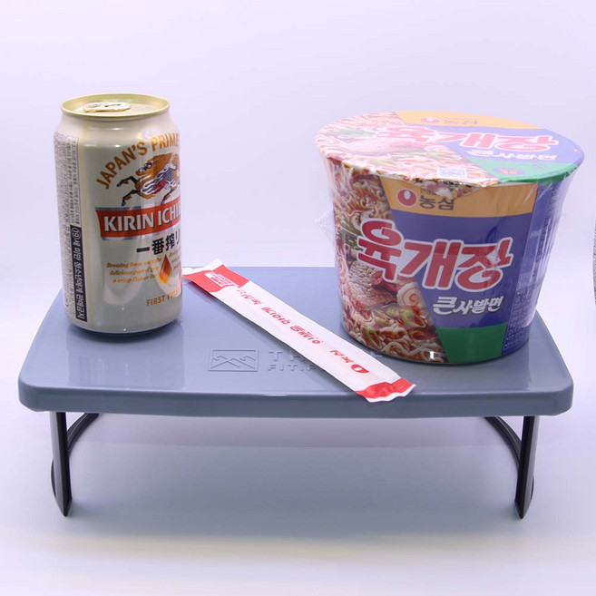 에이프릴 미니 백패킹테이블 등산용 테이블 136g, 블루 그레이