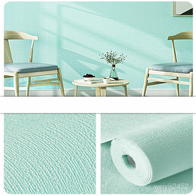 초강력 풀바른벽지 셀프도배 장폭합지 벽지 모음 [폭50cm], 린넨 연두색 [두께 2.5mm], 너비 50cm X 길이 10m