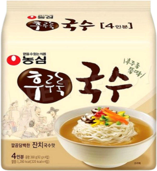 후루룩 국수 92g, 4개