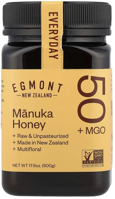 에그먼트 허니 마누카 허니 로우 & 언파스츄라이즈드 MGO 50+ Egmont Honey Manuka Honey Raw & Unpasteurized MGO 50+ 500g, 1개 - 쿠팡