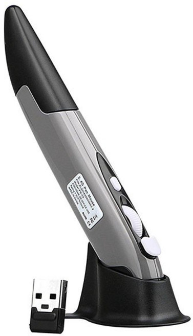 2.4Ghz 고급 펜마우스 드로잉 회의용 그립펜 포터블 전자칠판 Pen mouse, 랜덤
