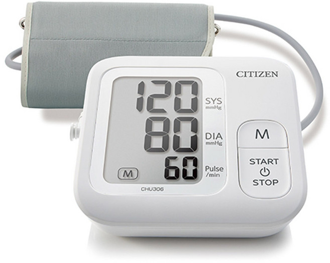 시티즌 팔뚝형 자동전자 혈압계 06, 1개, 팔뚝형 화이트