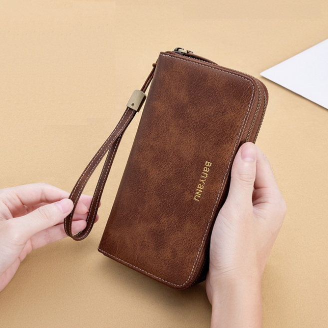 남여공용 심플 장지갑 클러치백 9016