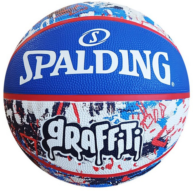 정품 스팔딩 그래피티 농구공 - 블루레드 7호, 상세페이지참조
