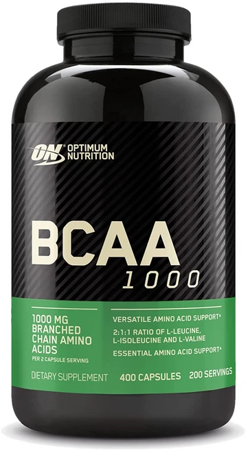 옵티멈뉴트리션 BCAA 필수아미노산 1000mg 400캡슐, 1개, 기본, 400정 - 쿠팡