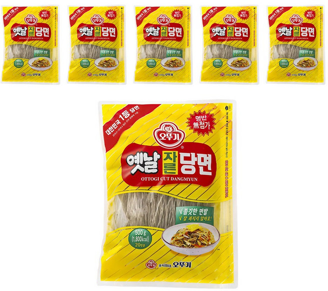 오뚜기 옛날 자른 당면, 500g, 6개
