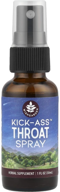 건강에 좋은영양제 WishGarden Herbs Kick-ass™ 인후 스프레이 30ml(1fl oz) 지금구입하세요 곧품절되요 - 쿠팡