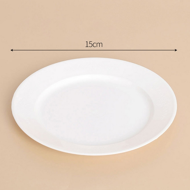 SSZ 다회용 플라스틱 접시 (15CM) 10개입, 1세트, 10개