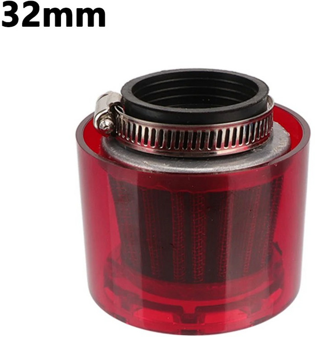 오토바이 방수 에어 필터 28 48mm 벤드 스트레이트 90도 흡기 부품