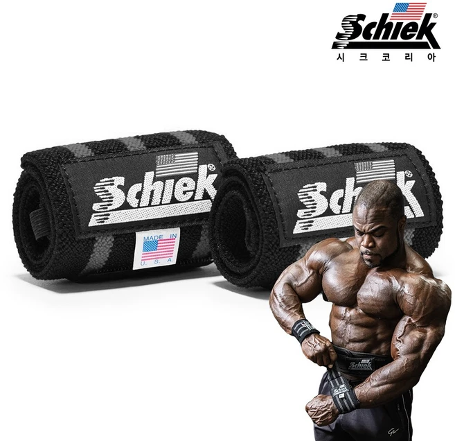 시크코리아 정품 SCHIEK 1112 리스트 랩, 블랙아웃 - 쿠팡