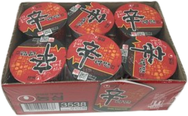 농심 신라면 컵 65g, 6개