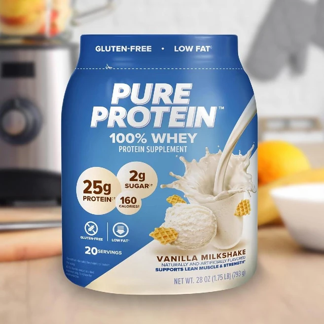 퓨어 프로틴 유청 단백질 파우더 바닐라 밀크 쉐이크 793G, Pure Protein (퓨어 프로틴) Protein,, 1개 - 쿠팡