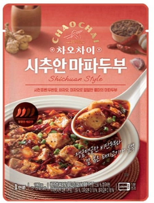 샘표 샘표 차오차이 시추안 마파두부 180g x 3개, 3개/180g