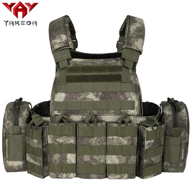 YAKEDA 위장 수륙 양용 훈련 조끼 야외 CS