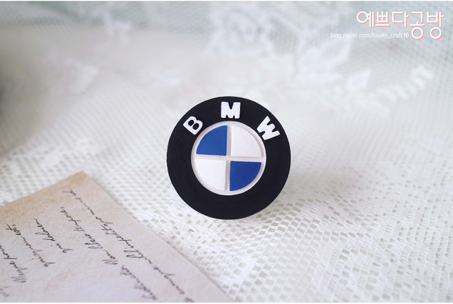 BMW 석고방향제 차량용 차로고 엠블럼 리필액5ml포함, 존바바토스아티산, 1개