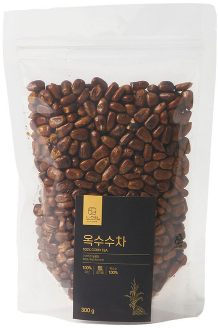 느으림 건강하게 두 번 볶은 국산 옥수수차, 2개, 1개입, 300g