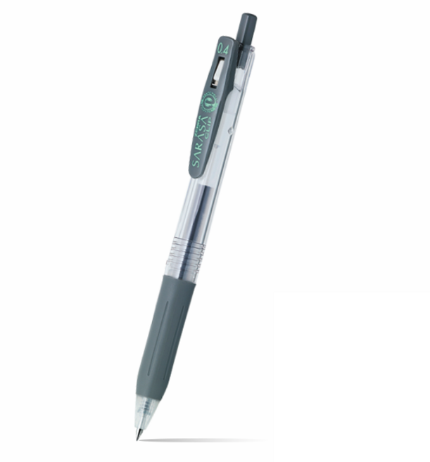 사라사 클립 중성펜 0.4mm JJS15 10개입, 1세트, 그레이