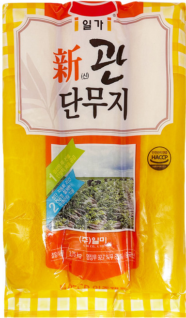 [일가집]관단무지 3.75kg, 1개