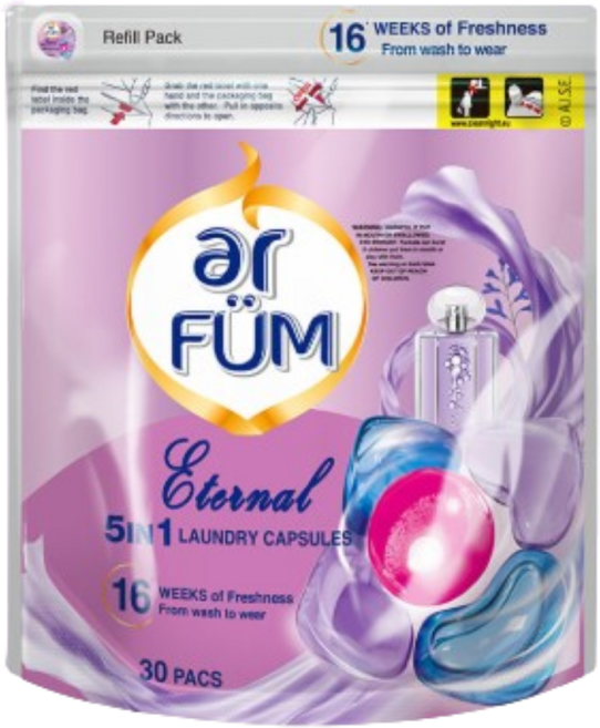 아로품 5in1 퍼퓸 캡슐세제 퓨어블라썸 (30개입), 30, 12g, 1개