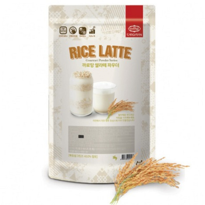 까로망 쌀라떼 파우더 1Kg, 1개입