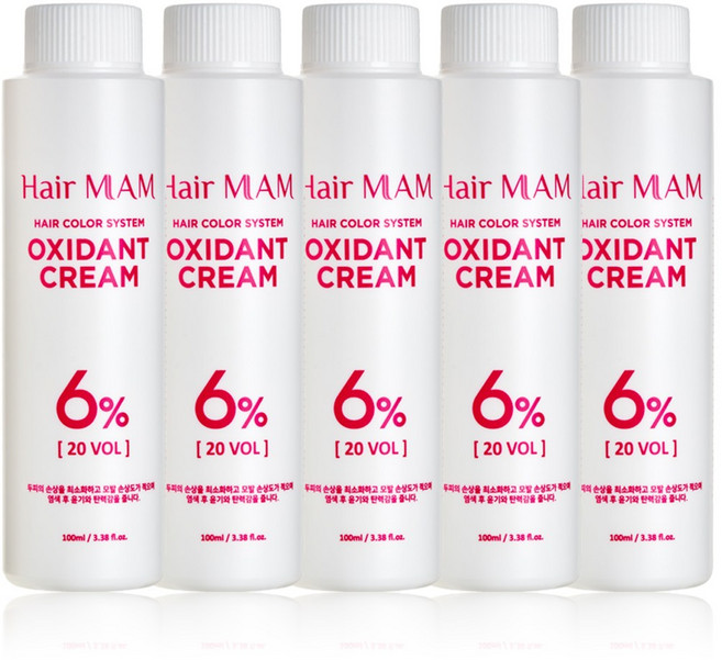 헤어맘 옥시던트 산화제 6% 100ml 5개 세트