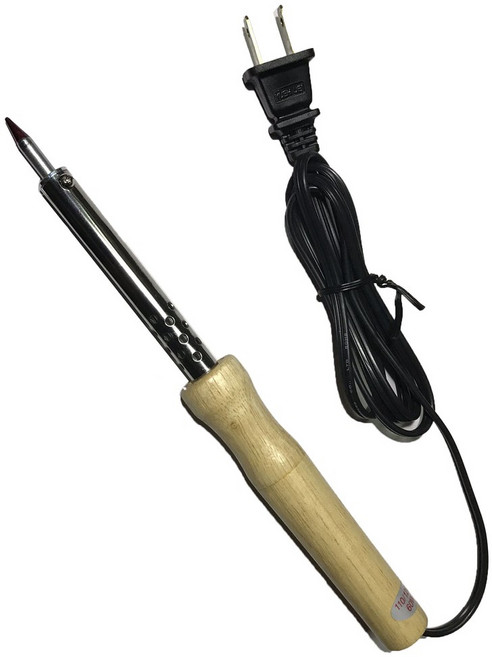 台灣製 110V 焊接 工具 電子零件焊接維修, 1個, 60W木柄烙鐵, 60W木柄烙鐵