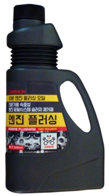 카라온 엔진플러시 오일 전문가용 논솔벤트 신속 10분 엔진세척제 500ml, 1개