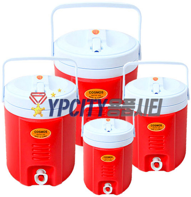 코스모스 아이스물통 여행 캠핑 피크닉물통, 혼합색상 6L, 1개