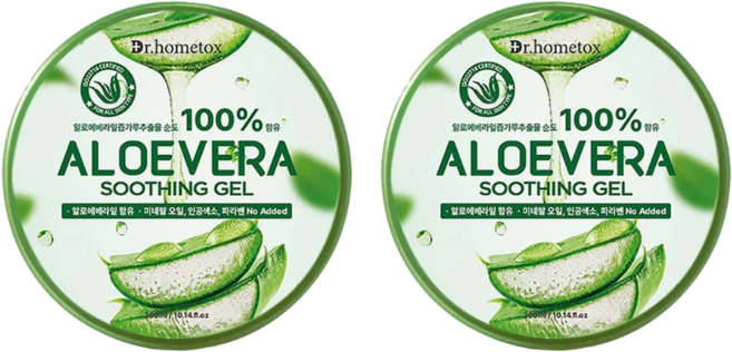 닥터홈톡스 알로에베라 순도 100% 수딩젤, 2개, 300ml