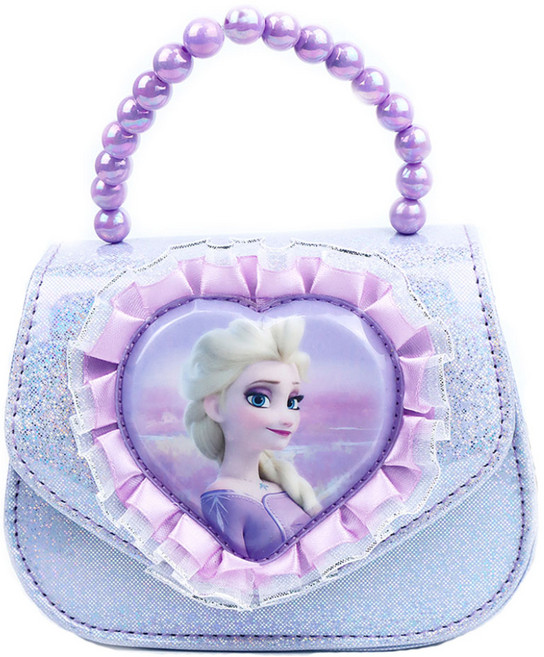불이 들어오는 LED 겨울왕국 엘사 크로스백 3컬러 택1/여아 어린이 하트레이스 공주가