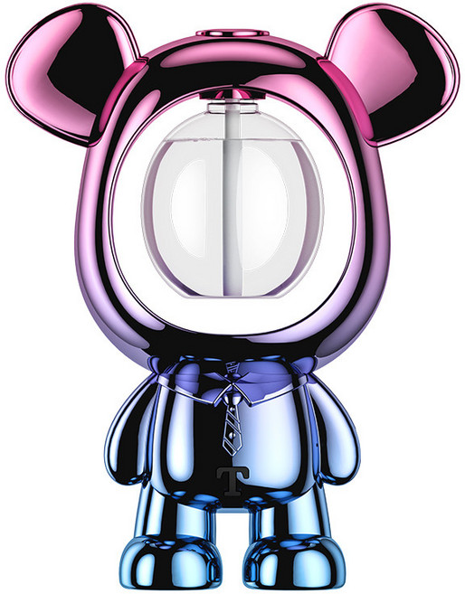 創意造型自動噴香機 壁掛式香氛擴香儀, 1件, 55ml, 白色（送隨機香味1個）