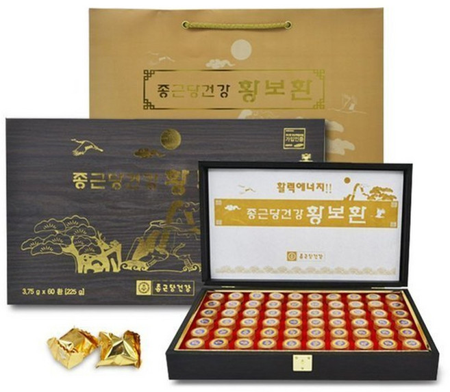 종근당건강 황보환 3.75gx60 녹용추출 구기자 산수유, 3.75g, 60개