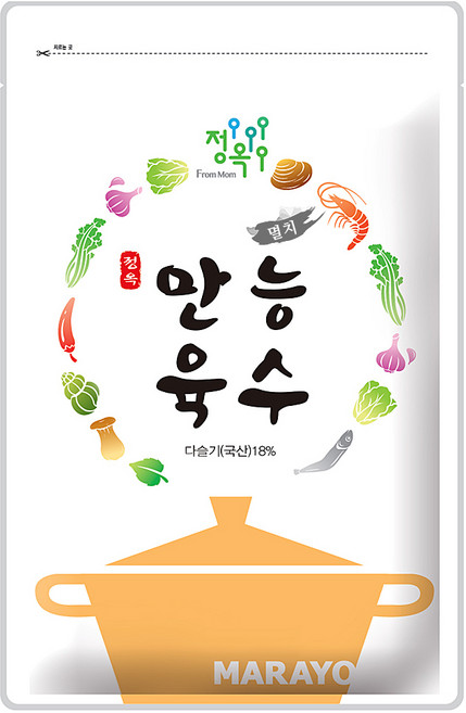 정옥 첨가물 NO 멸치 만능육수 500g, 1개