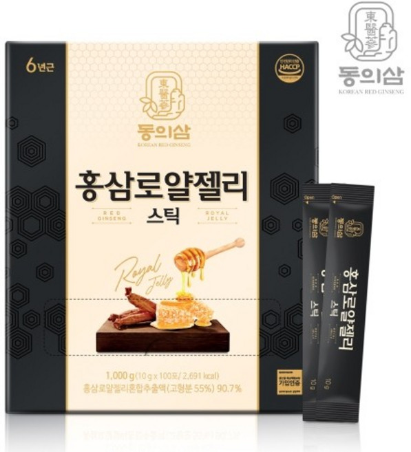 동의삼 홍삼로얄젤리스틱 100포 10g x 100포, 1개