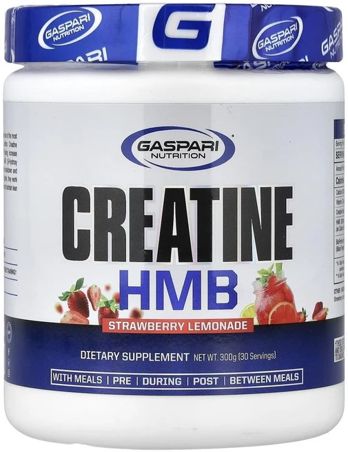 가스파리 크레아틴 HMB 스트로베리 레모네이드 300 g Gaspari Nutrition Creatine HMB Strawberry Lemonade 300g - 쿠팡