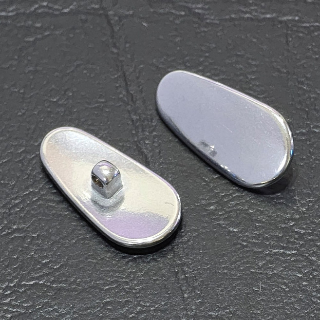 플러스핫템 6p 고급 티타늄 안경 코받침 교체 셀프 수리 중형 소형 나사형 선글라스 금속 안경테 골드 실버 로즈골드 코 패드 받침대