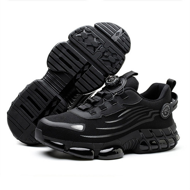 透氣緩震 防滑鋼頭 輕量氣墊工作鞋