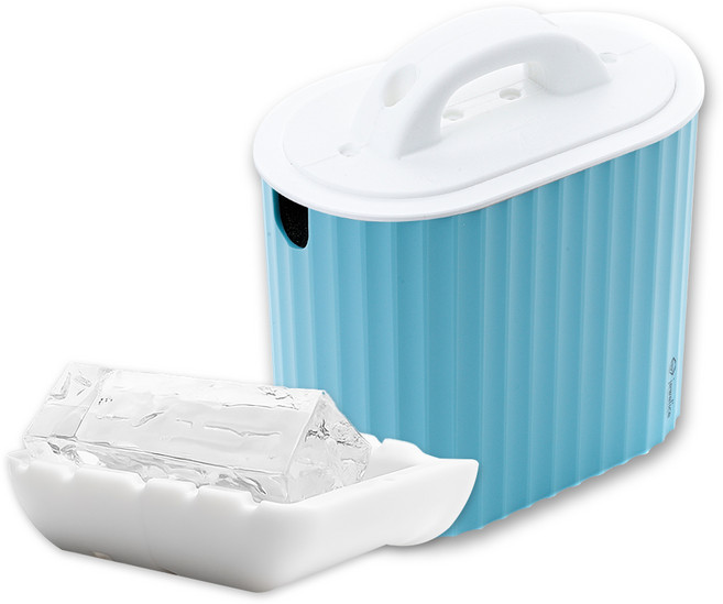 블프세일 쥬얼아이스 하이볼 얼음틀 투명한 아이스 메이커 세트, 블루, 1개