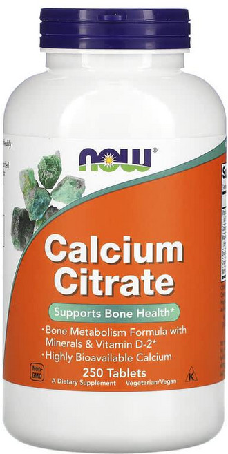 나우푸드 칼슘 시트레이트 250정, 1개